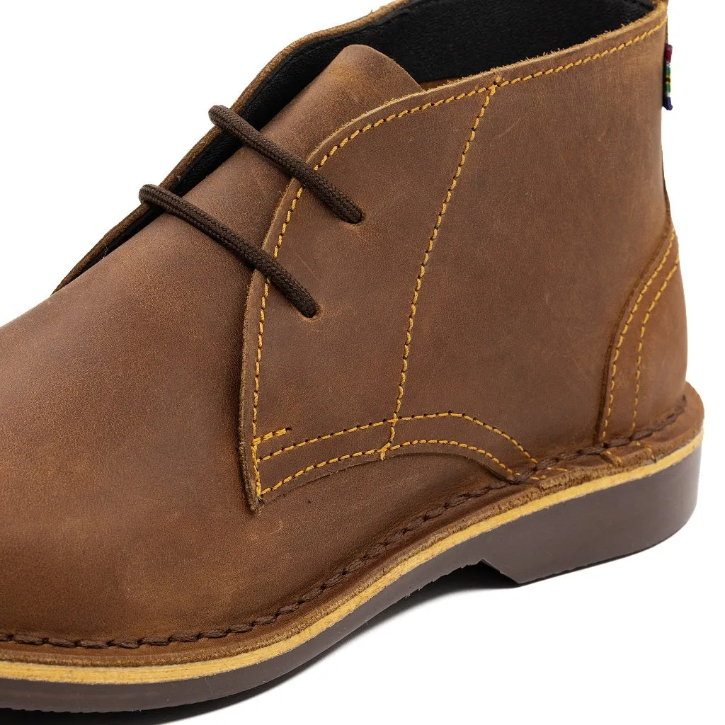 MEN'S CHUKKA (BROWN SOLE)