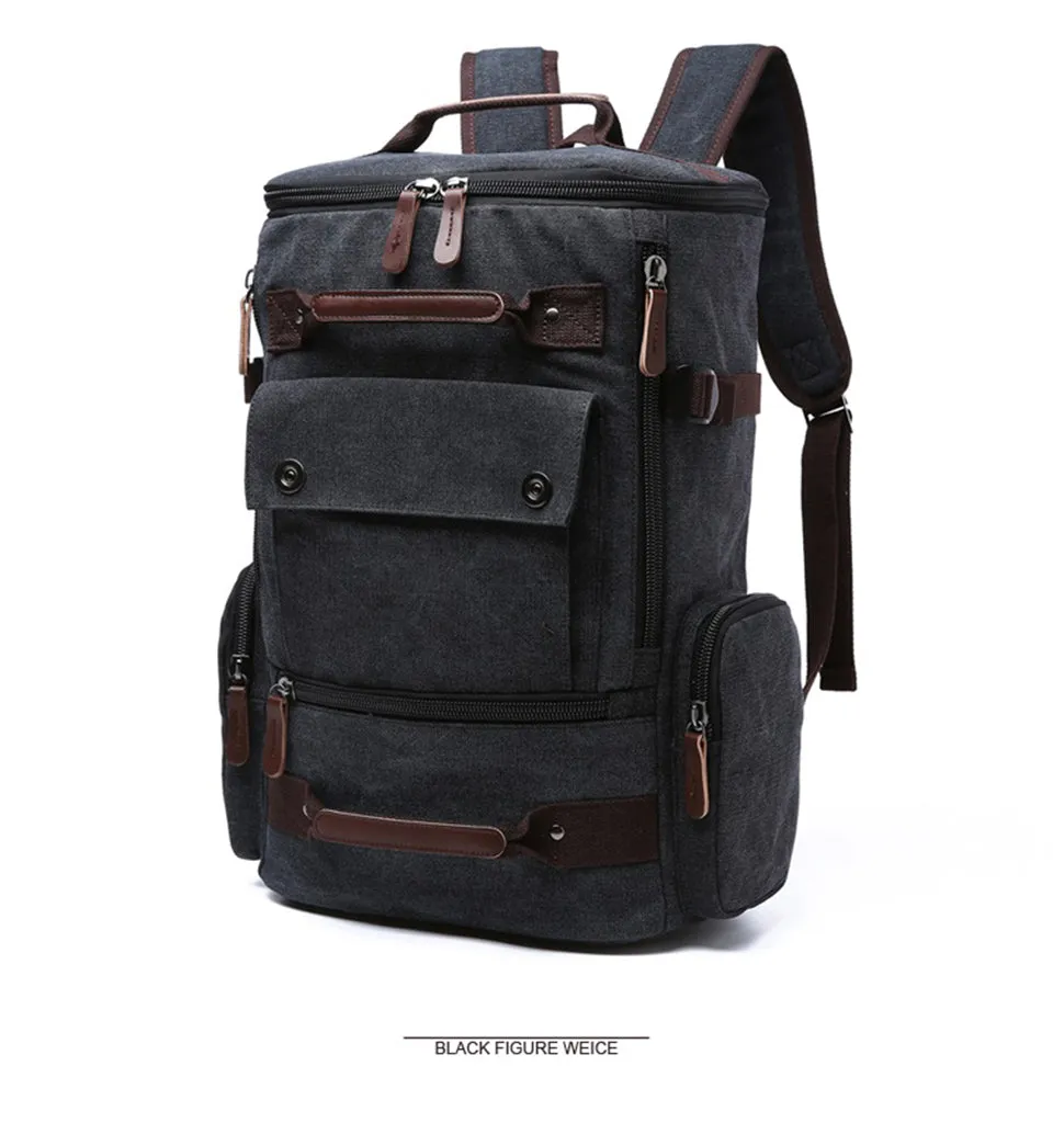 Men's Classic Canvas Travel Backpack