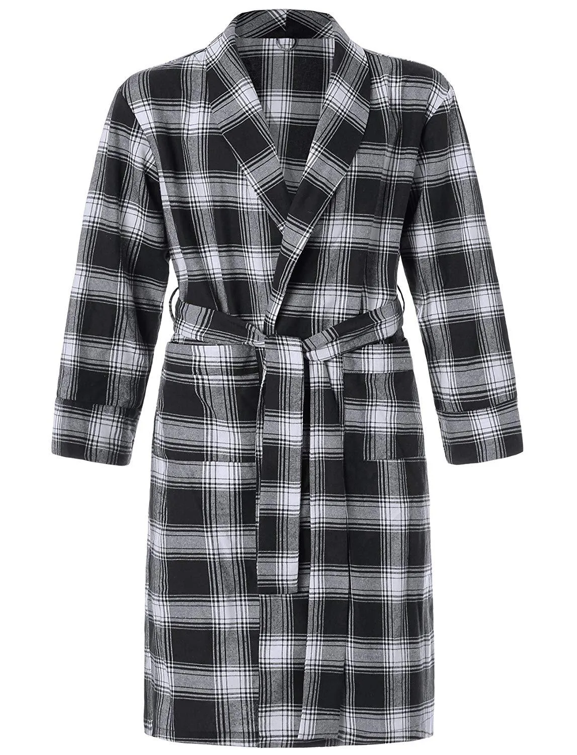 Men's Cotton Flannel Robe