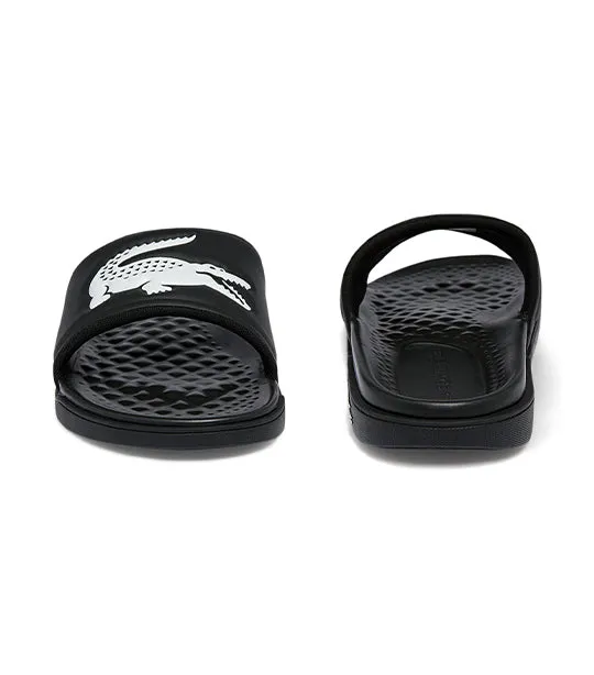 Men's Croco Dualiste Slides Black/White