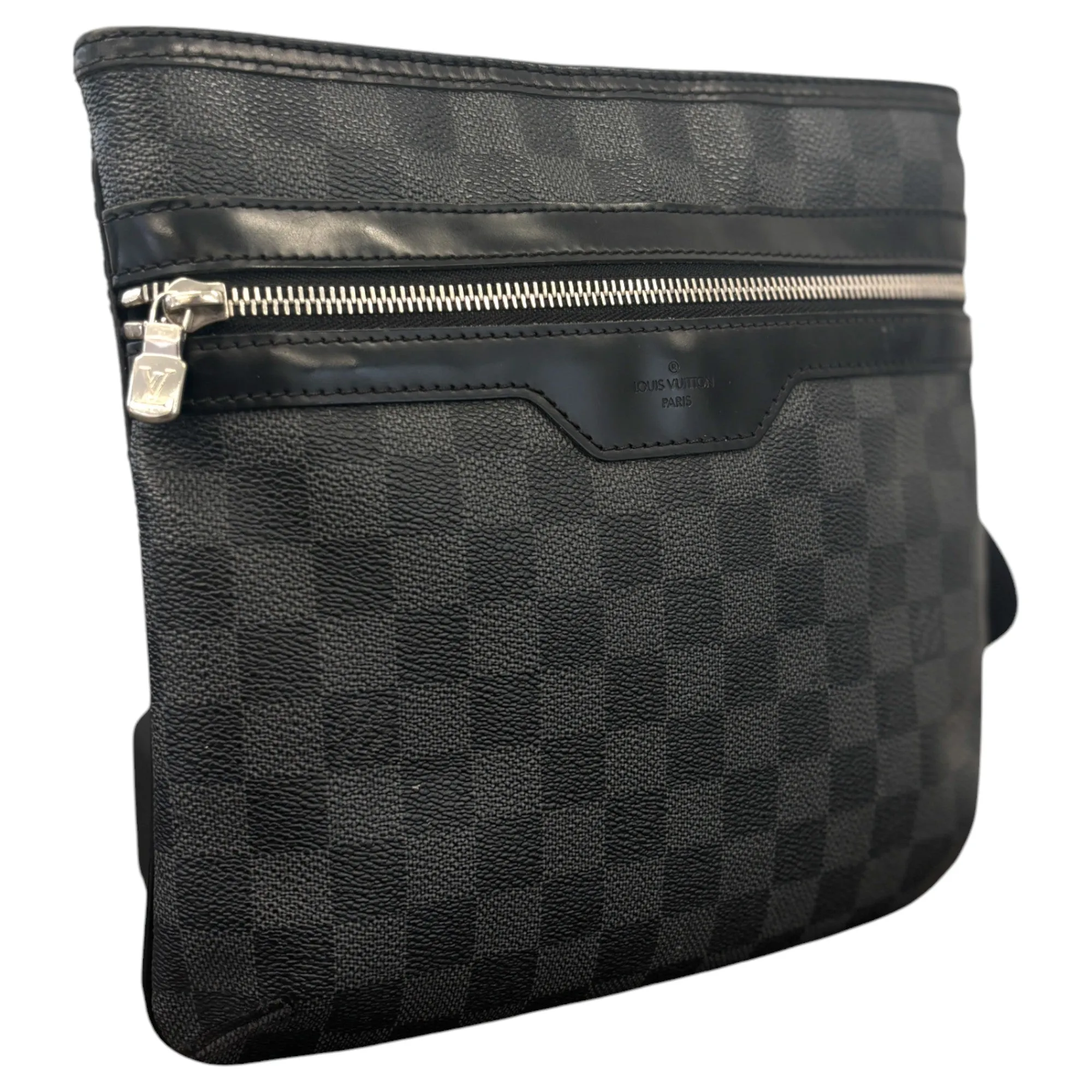 Men's Damier Graphite Thomas Messenger Bag Black