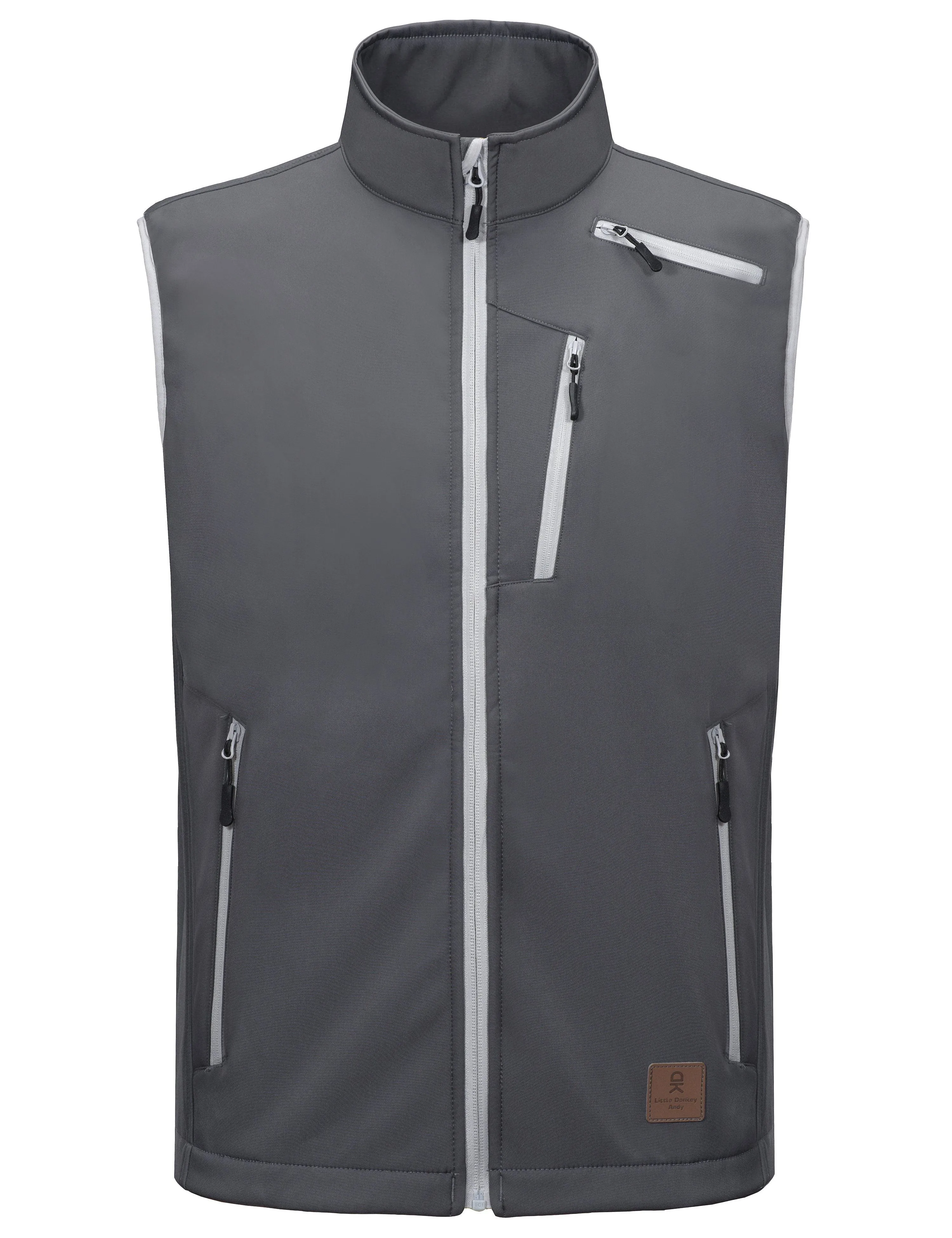 Men's Fleece Lined Softshell Hiking Golf Vest