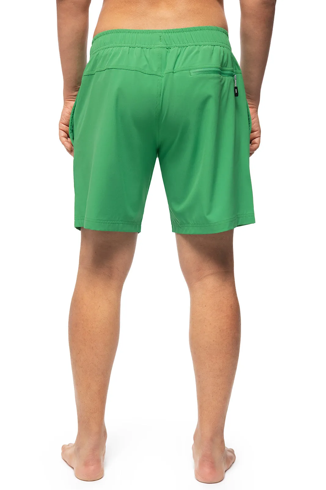 Men's Kahuna Swimming Shorts  |  Palm Green