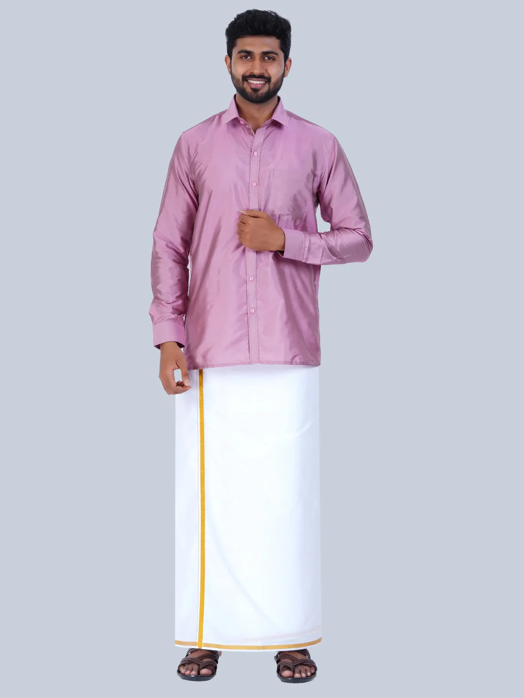 Men's Karishma Fullhand Shirt Only Heather  - Thangamagan