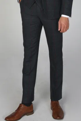 Men's Madrid Navy Trousers