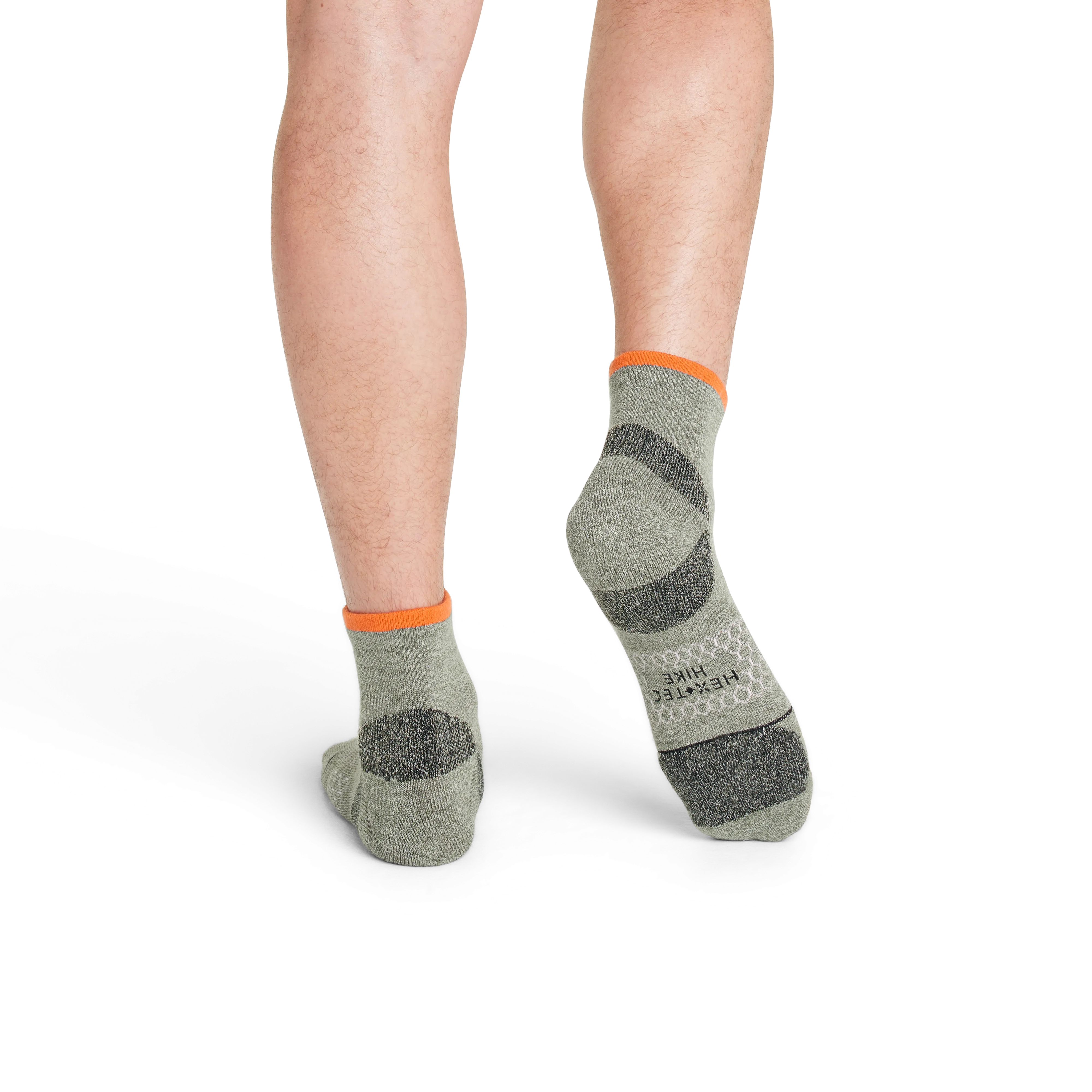 Men's Merino Wool Blend Hiking Quarter Socks