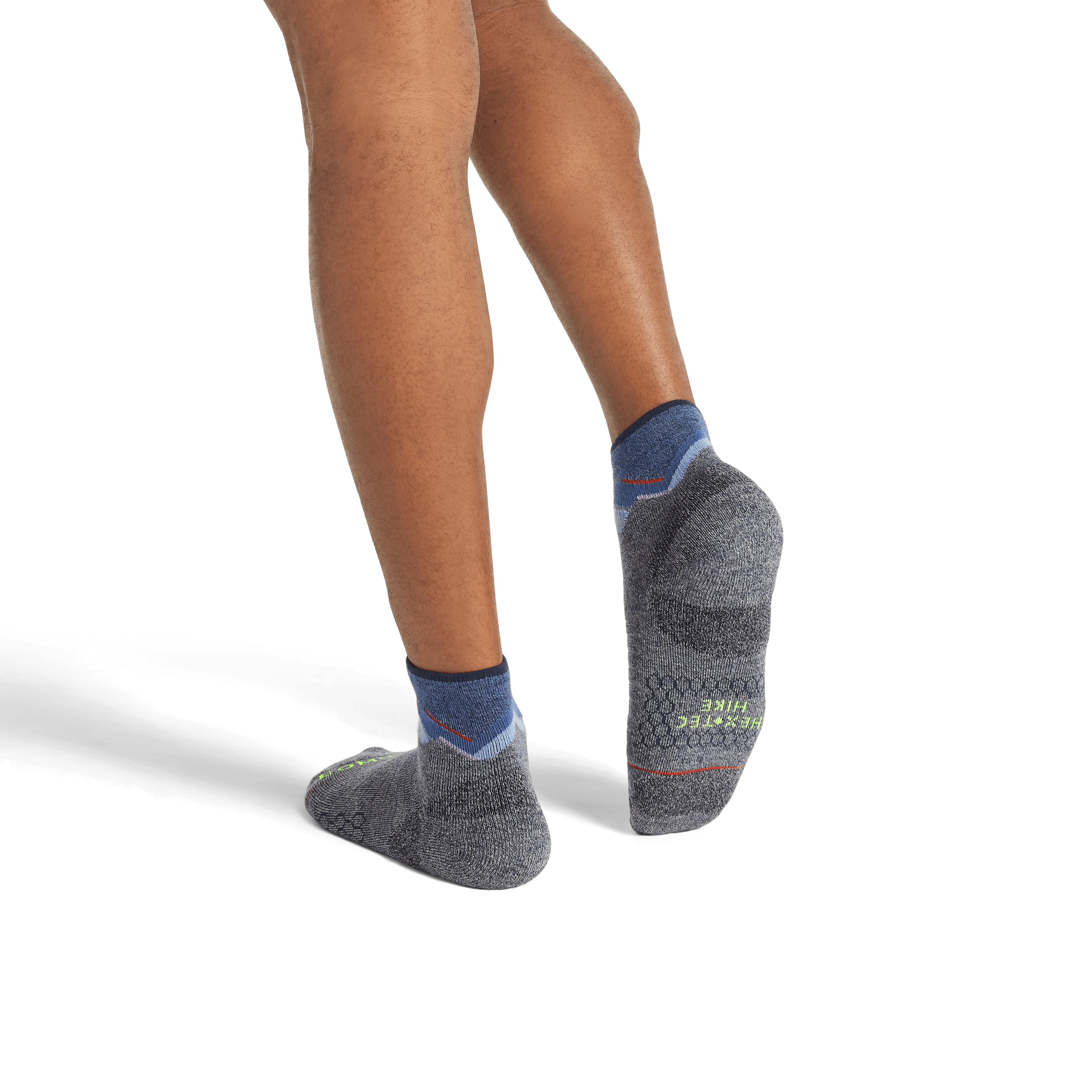 Men's Merino Wool Blend Hiking Quarter Socks