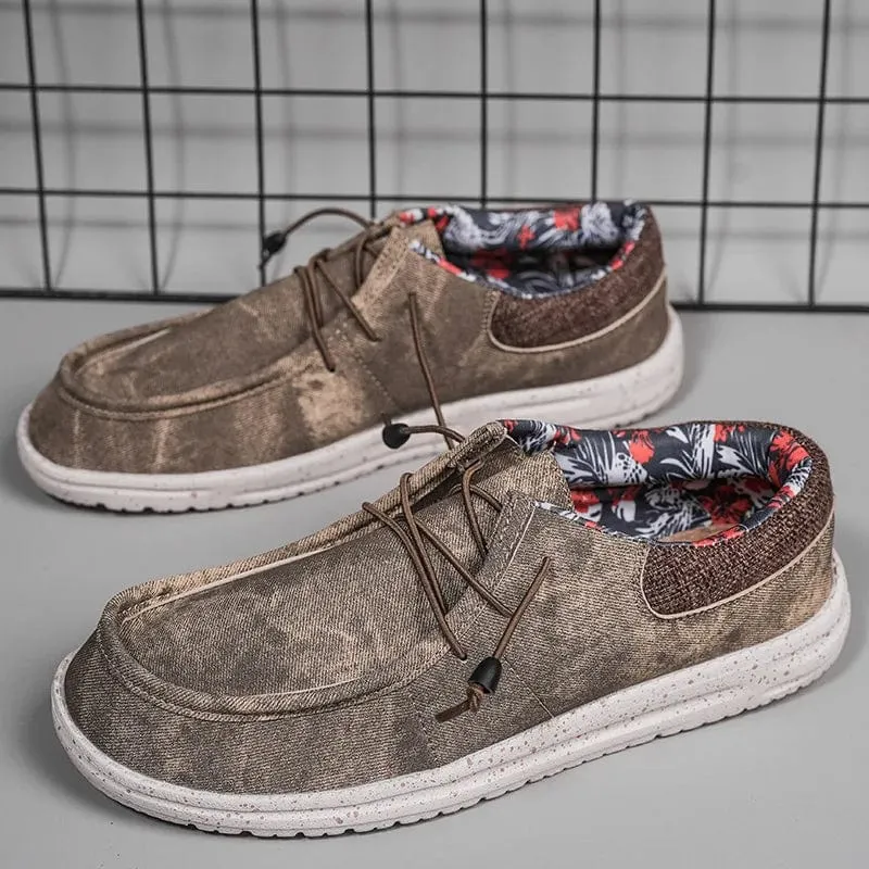 Men's Plus Size Summer Casual Canvas Shoes | Trendy Luxury Dude Shoes