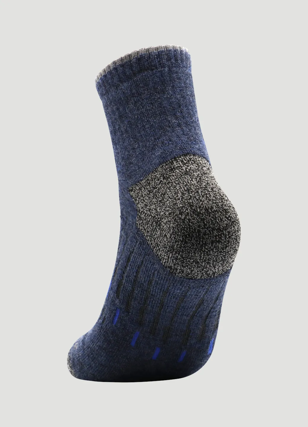 Men's Quick Dry Merino Quarter Crew Socks 2-Pack