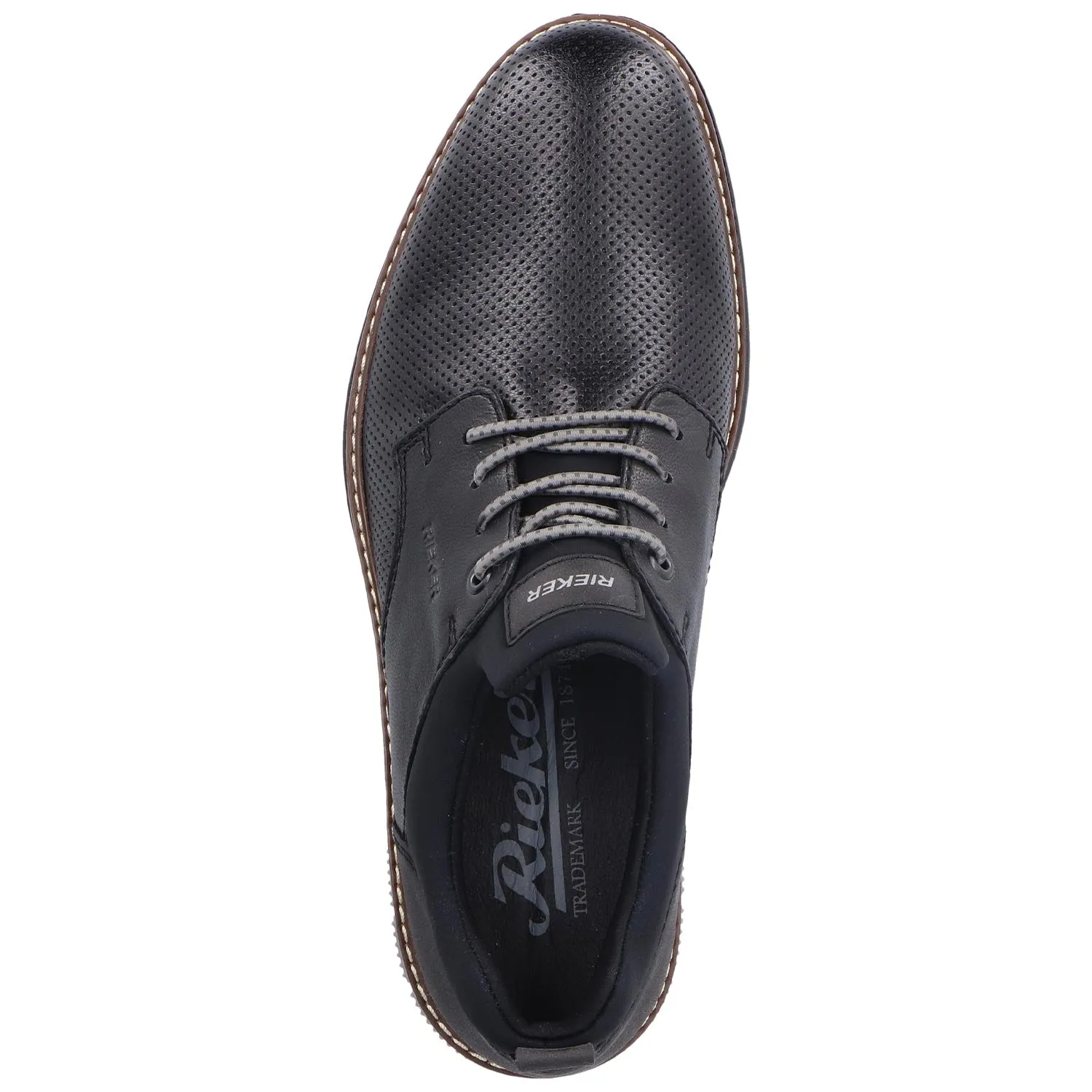 Men's Rieker 14450-00 Dustin 50 Black Synthetic