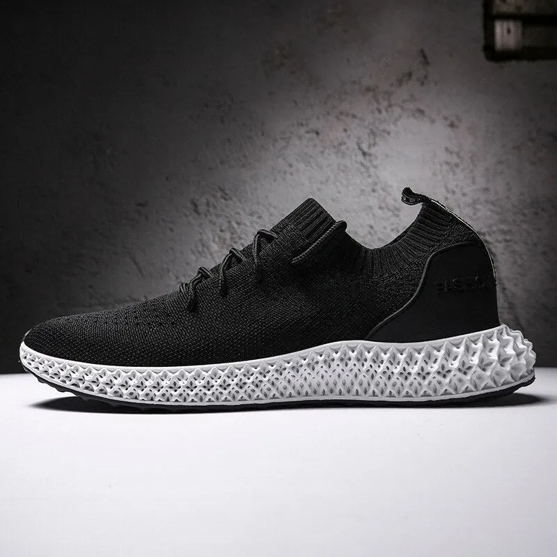 Men's shoes summer new breathable mesh shoes men's flying woven mesh sports running shoes youth men's casual trendy shoes