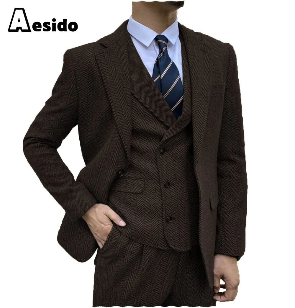 Men's Suit 3 Piece Notch Lapel Blazer（Blazer Vest Pants）