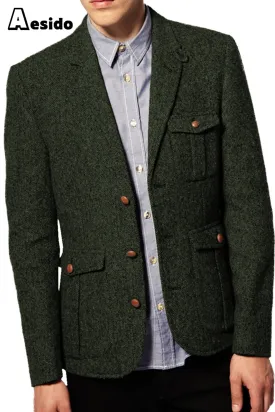 Men's Suit Single Breasted Blazer