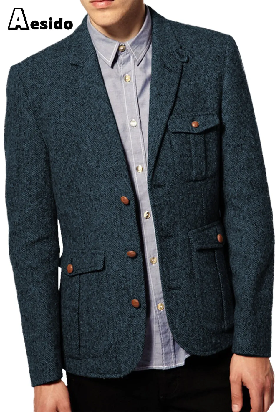 Men's Suit Single Breasted Blazer