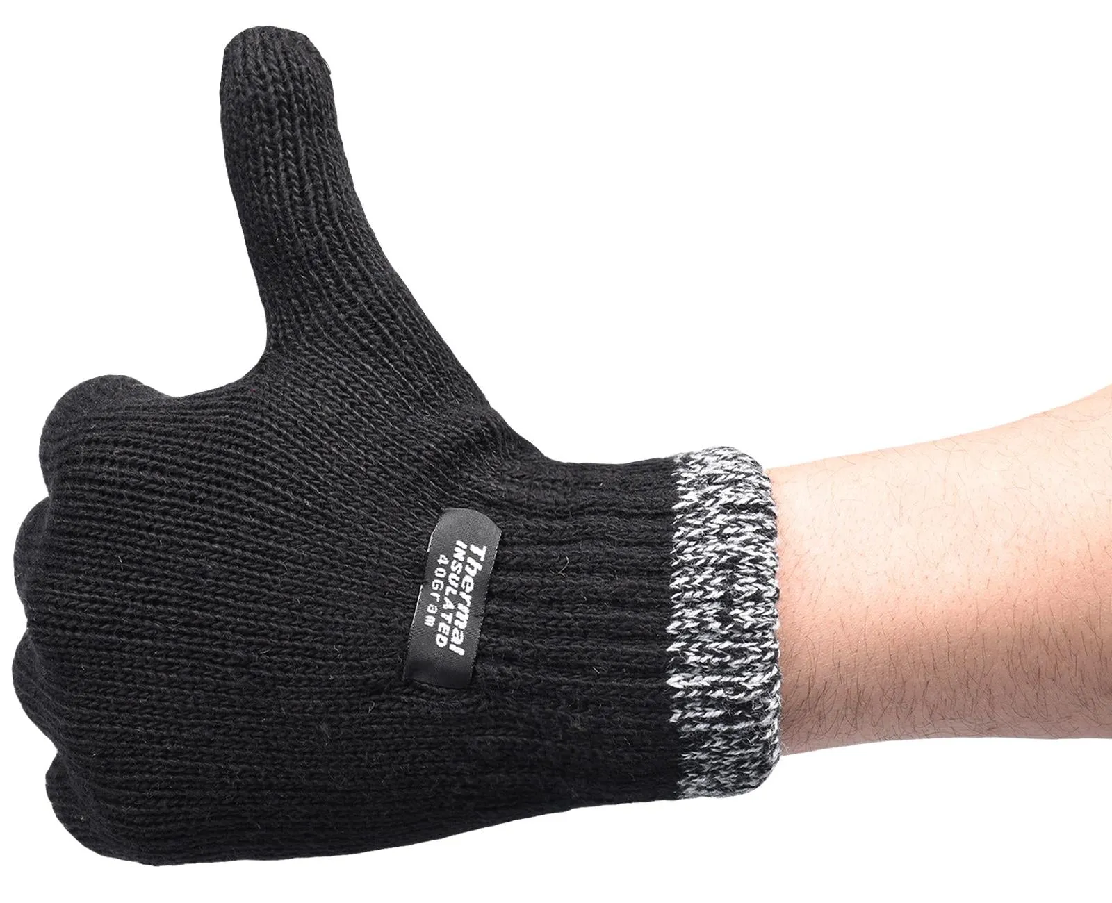 Mens Thermal Gloves - 6/12 Pack