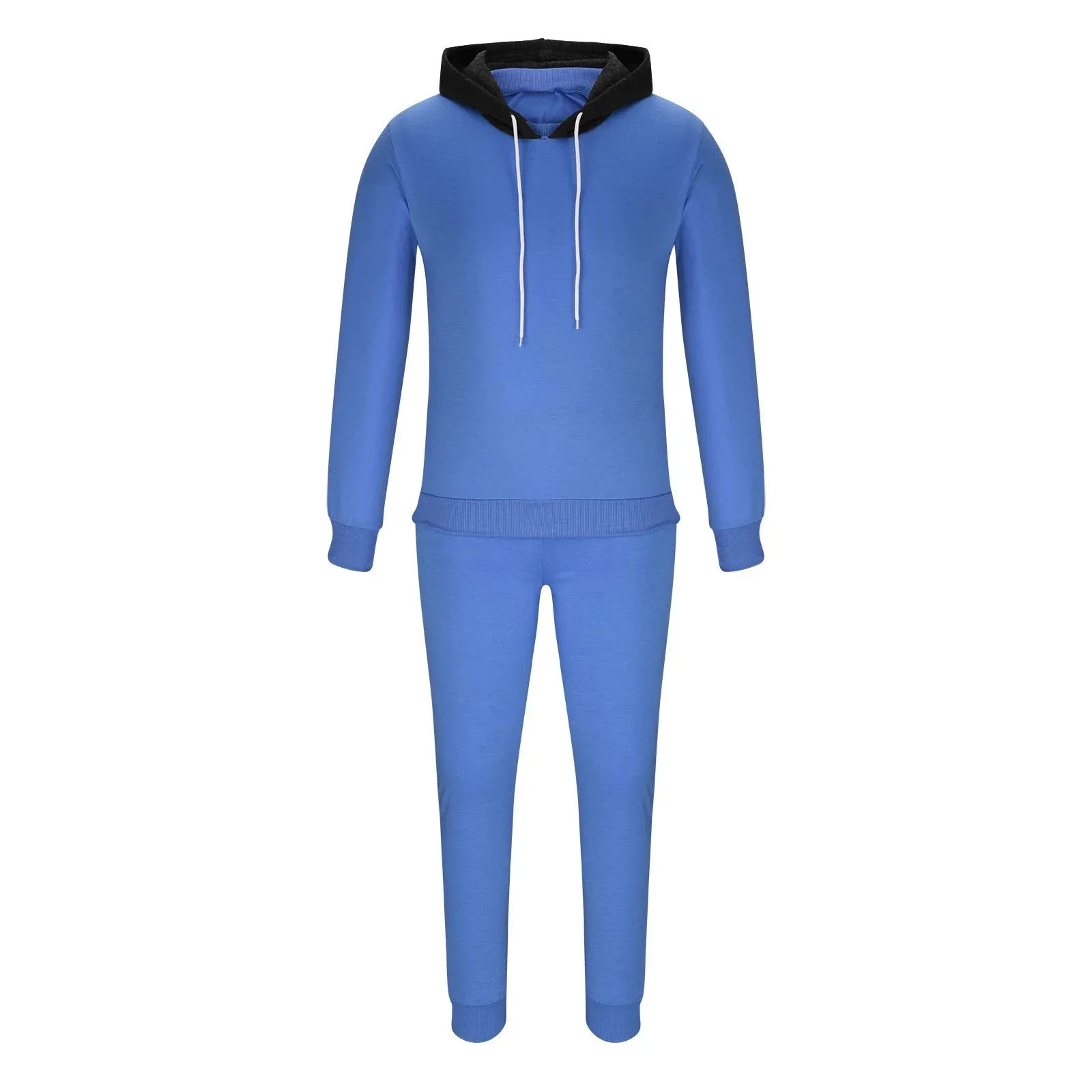 Men'S Tracksuit 2 Piece Hoodie Sweatsuit Sets Casual Jogging Athletic Suits Clearance Fashion Streetwear Patchwork Color Long Sleeve Hooded Casual Outwear Pants Sets Sportswear