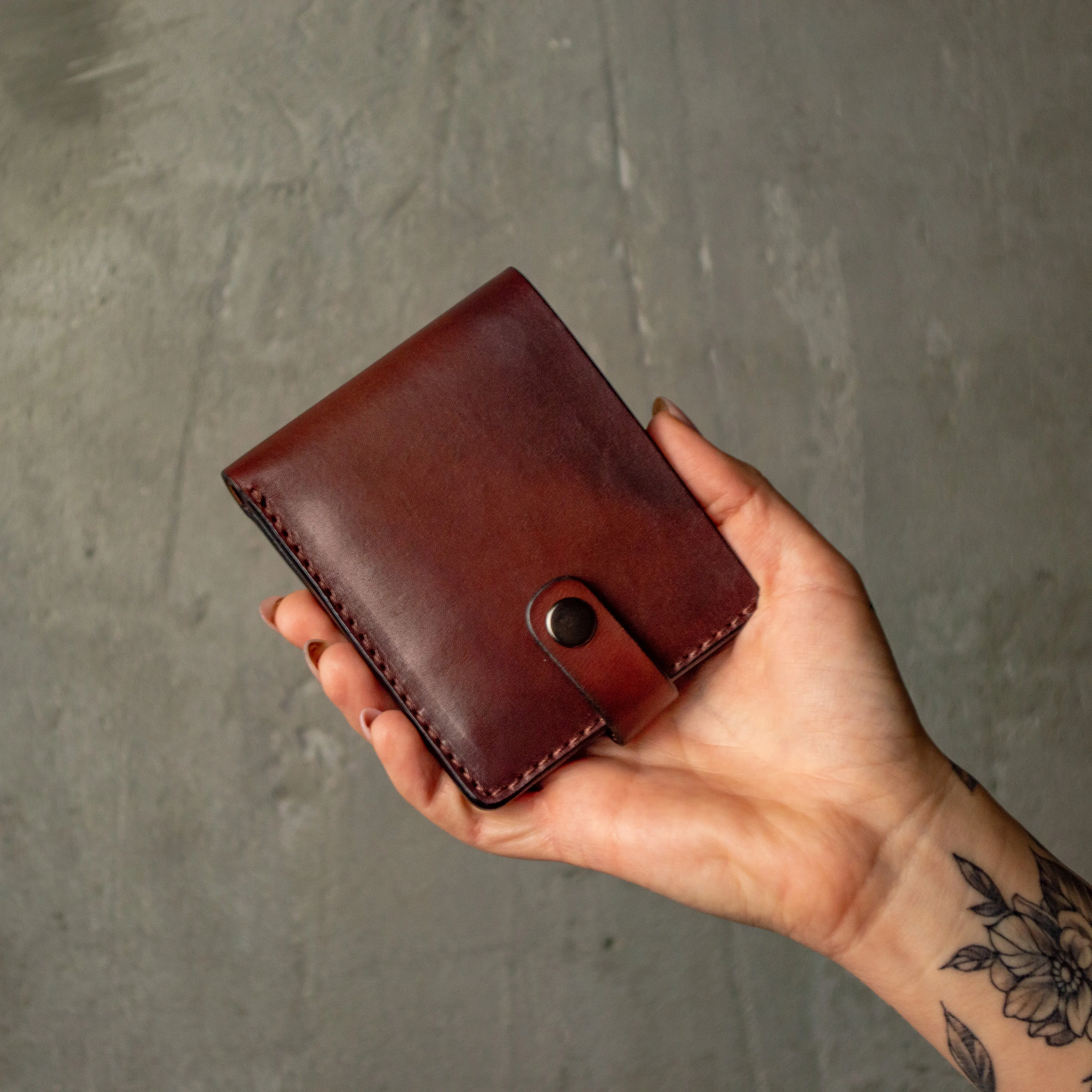 Mens Wallet,Bifold Brown Leather Wallet