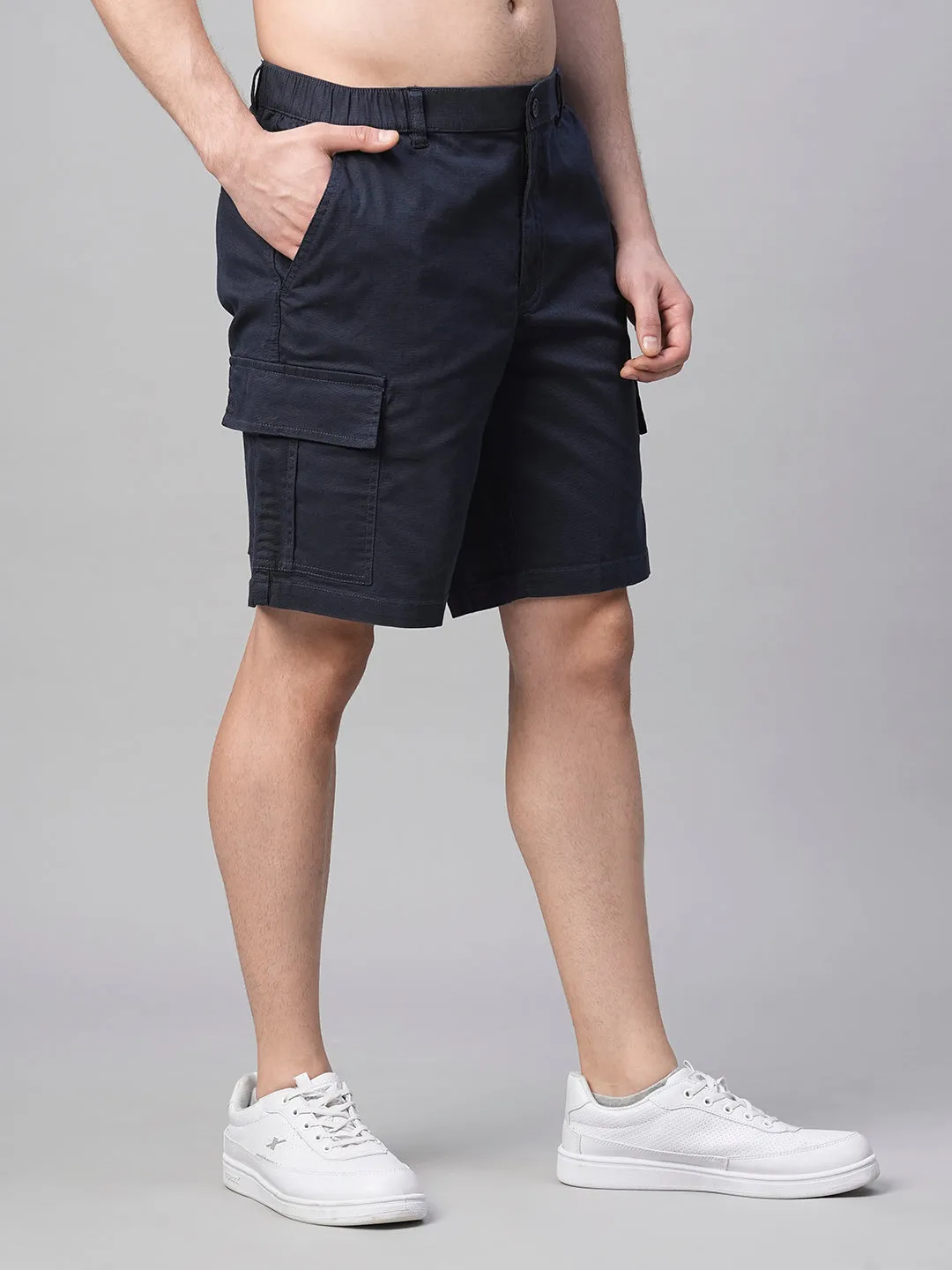 Mens Woven Shorts - Navy Blue