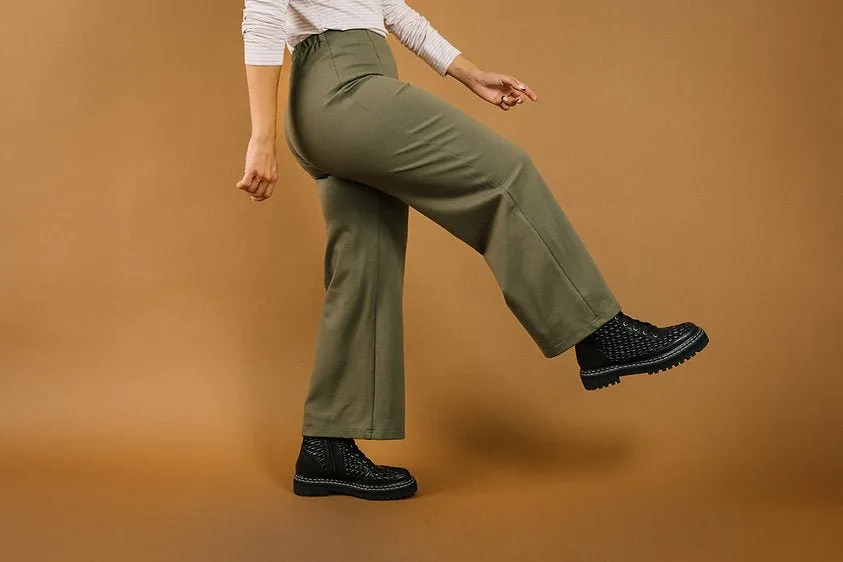 Mercedes Morin Flare Pants (Khaki)