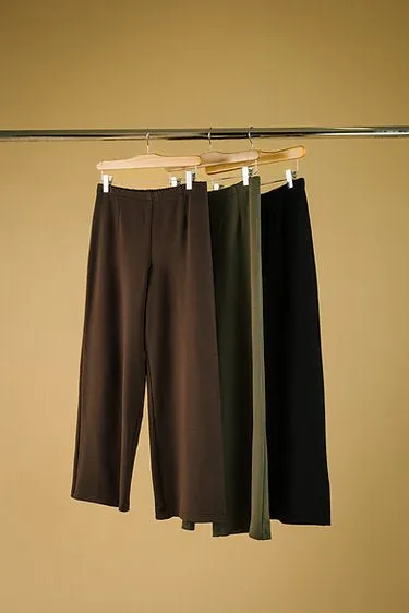 Mercedes Morin Flare Pants (Khaki)