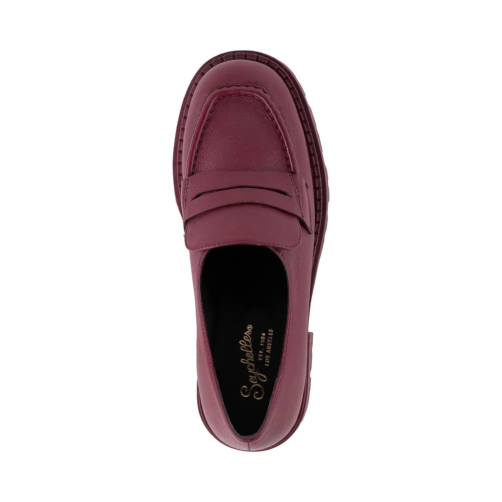 Meridian Loafer in Wine leather