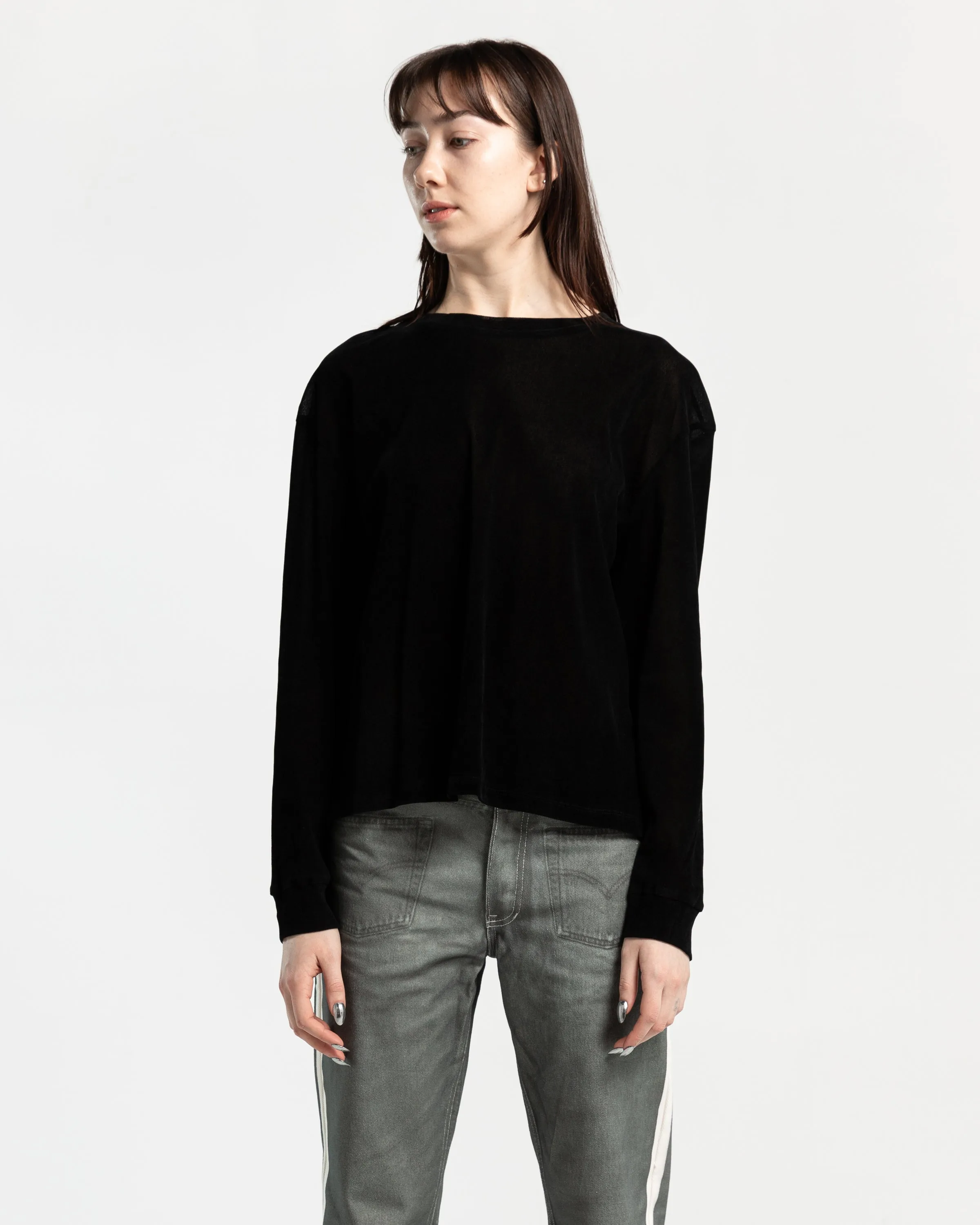 Mesh Long Sleeve T-Shirt