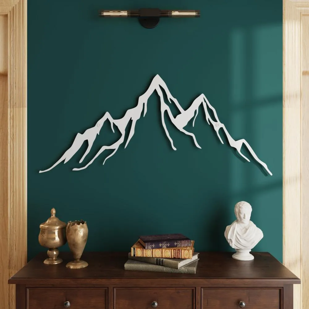 Metal Mountain Wall Decor