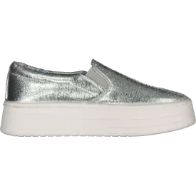 Metallic Slip-On Sneakers