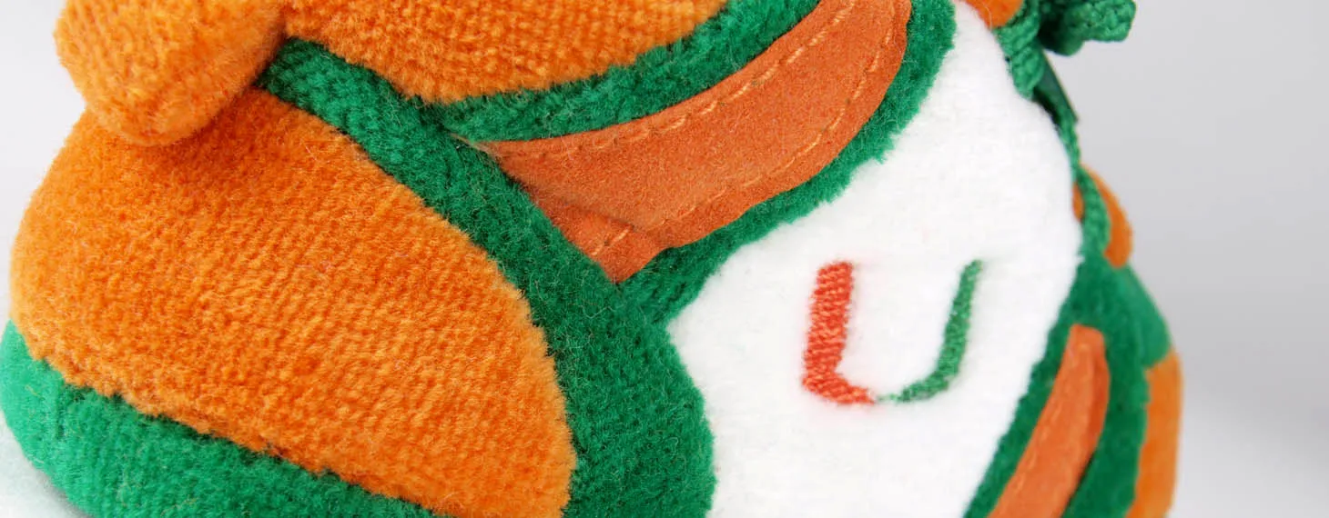 Miami Hurricanes Baby Slippers