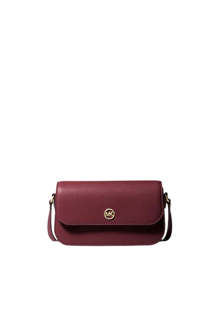 Michael Kors Jet Set Travel Crossbody Small Flap In Oxblood 35F4GTVC1L