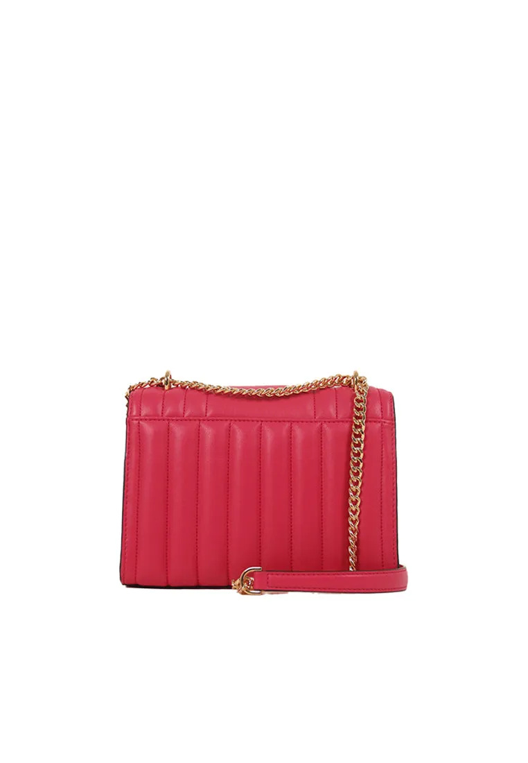 Michael Kors Whitney Medium Flap Chain Shoulder Bag In Electric Pink 35R4GWHL6U