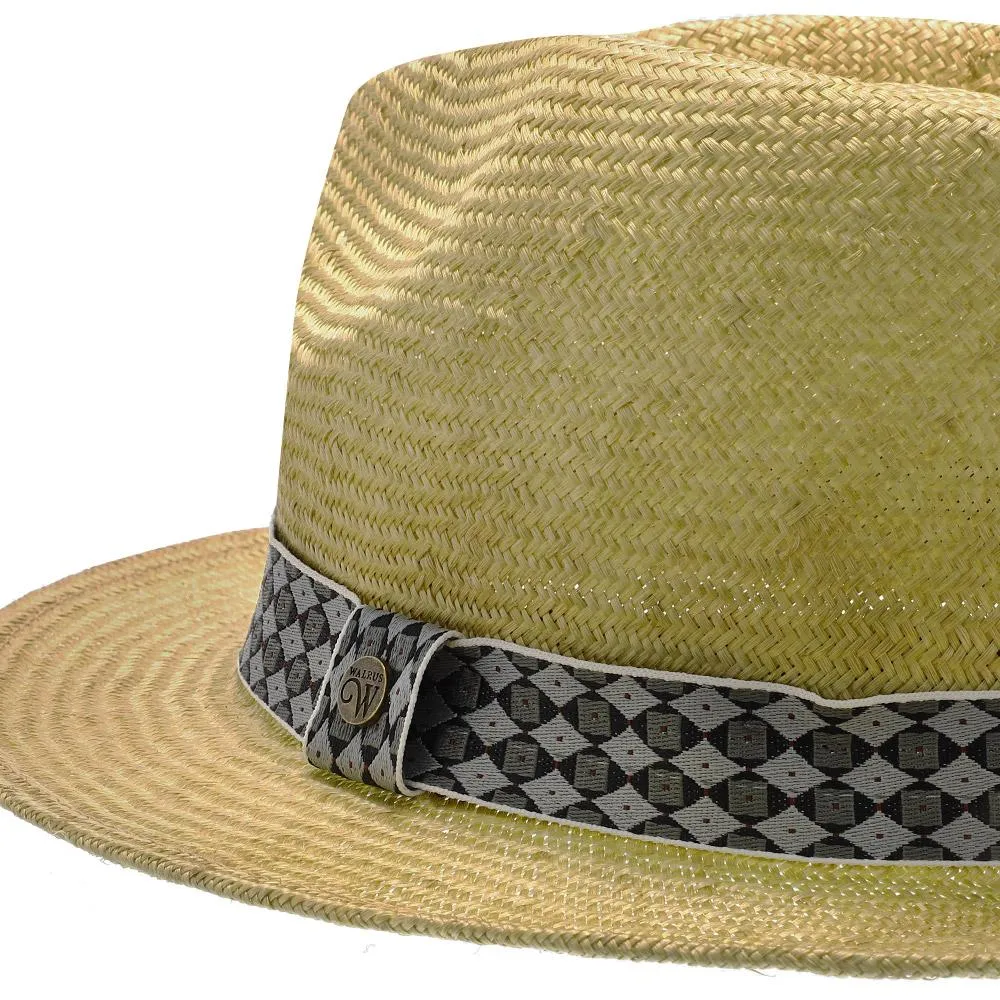 Midnight Luxe - Walrus Hats Natural Sisal Straw Fedora Childs Hat