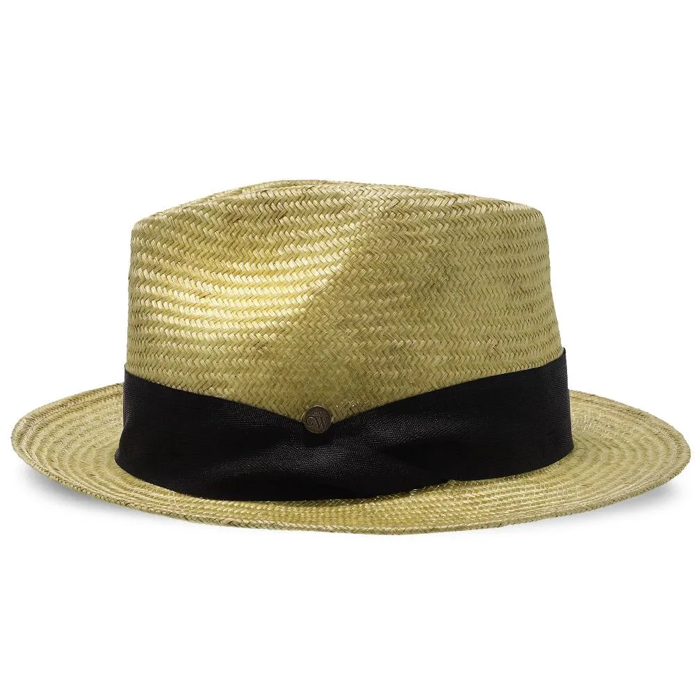 Midnight Luxe - Walrus Hats Natural Sisal Straw Fedora Childs Hat