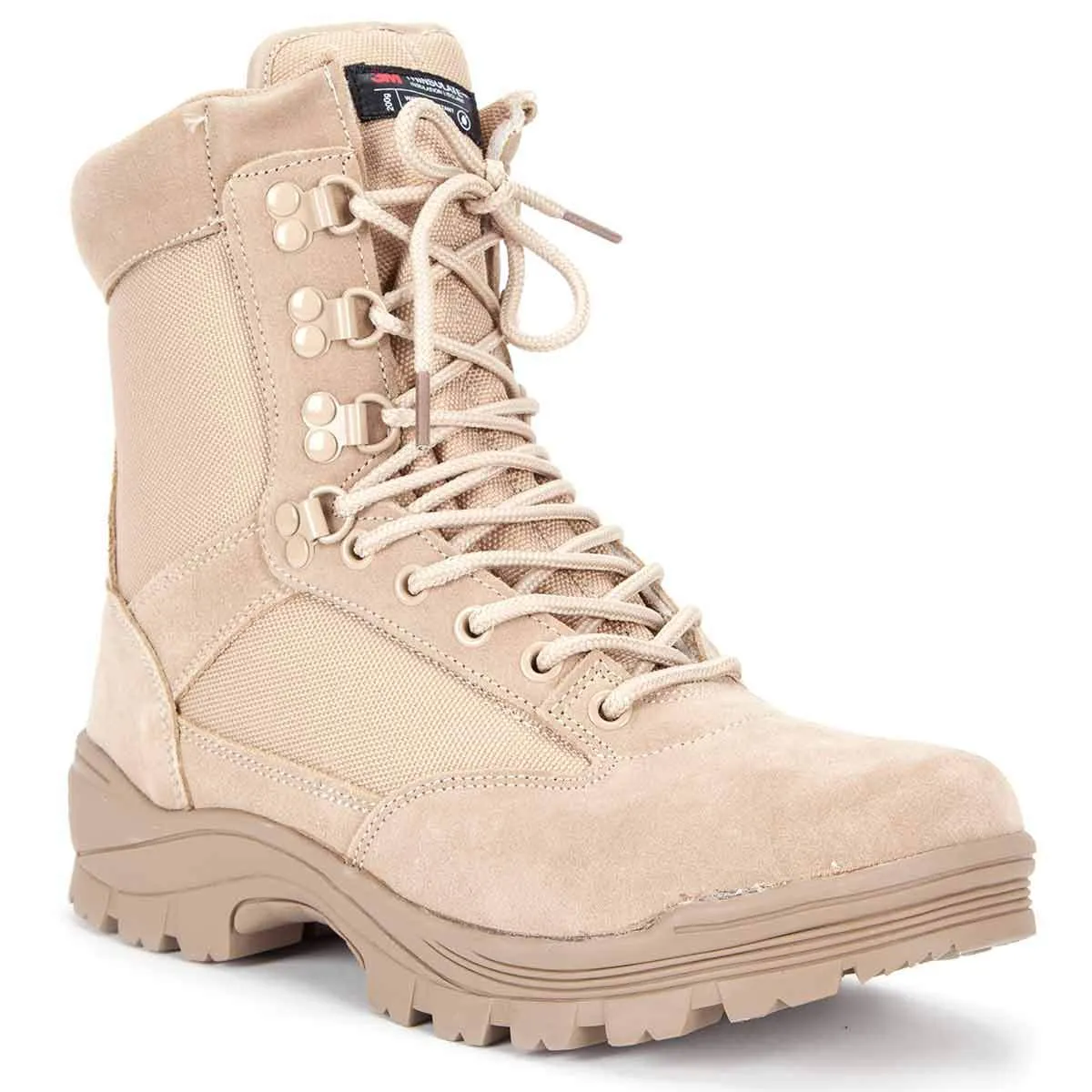 Mil-Tec Tactical Side Zip Khaki Desert Boots