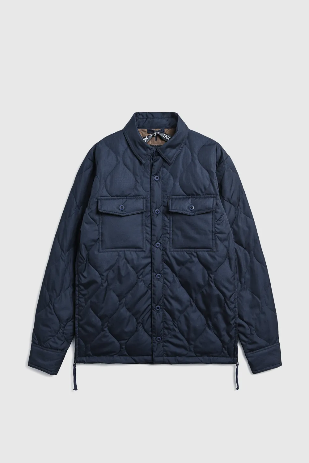 Military Down Shirt - Dark Navy