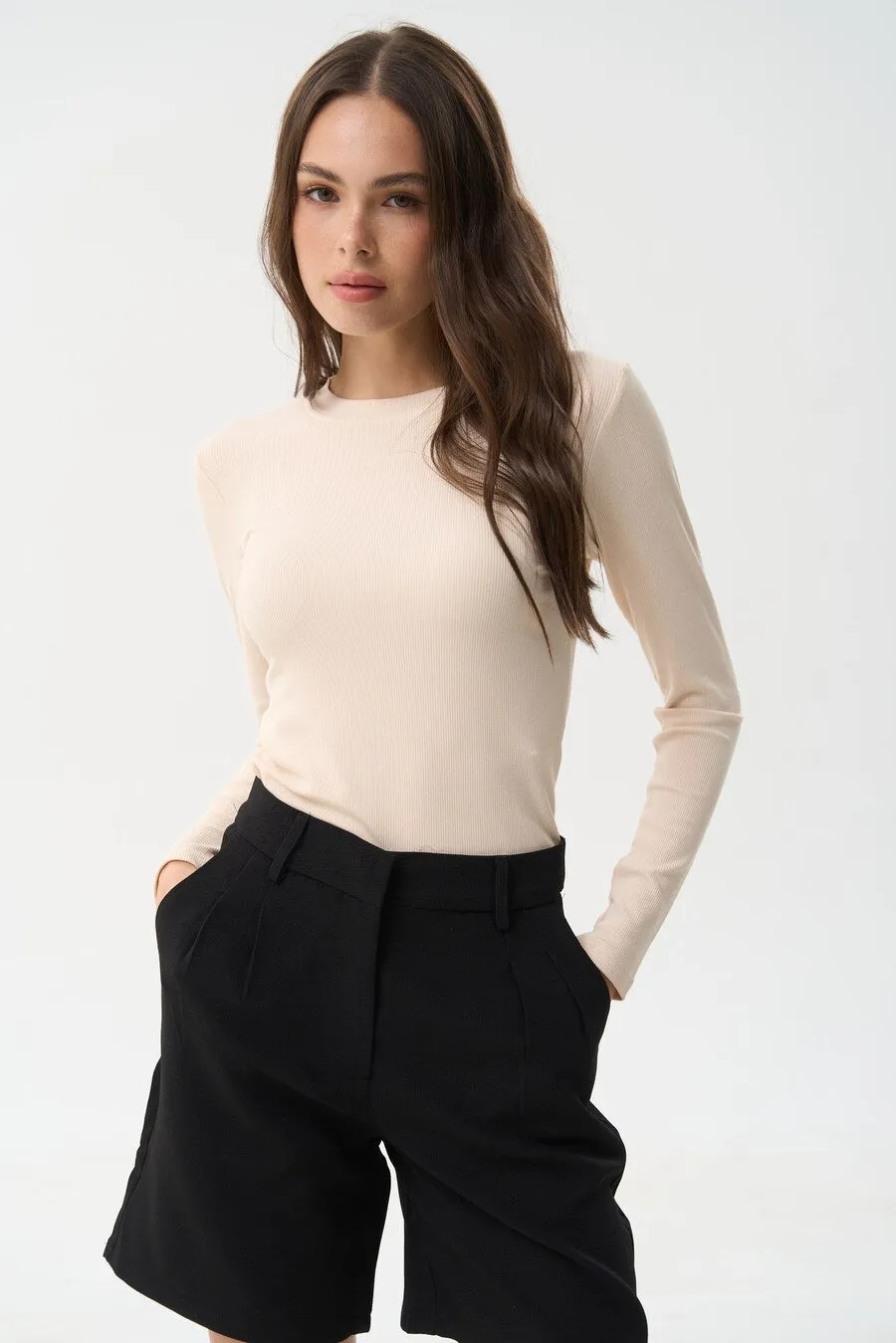 Milk Basic Long Sleeve Top