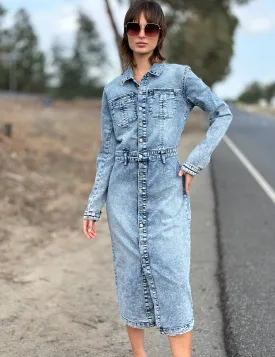 Millie Denim Shirtdress