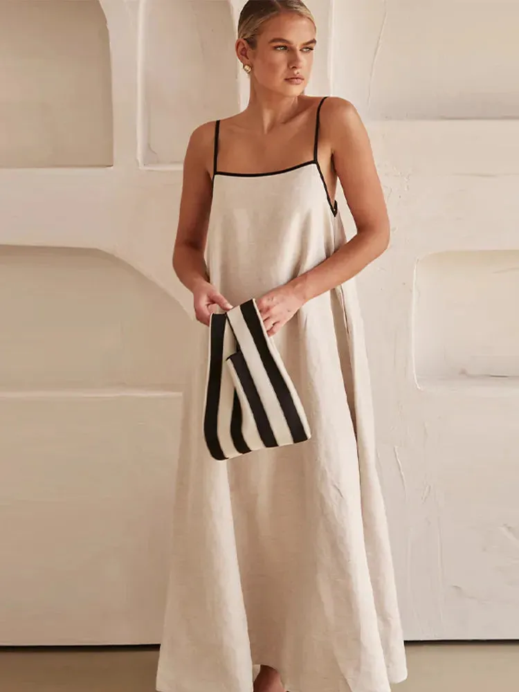 Milos - Linen maxi dress