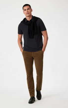 MILTON SLIM STRAIGHT CHINO IN TEDDY CORD