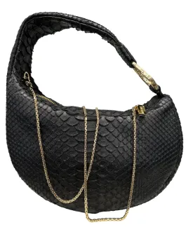 Mini Bag Python Balloon shape