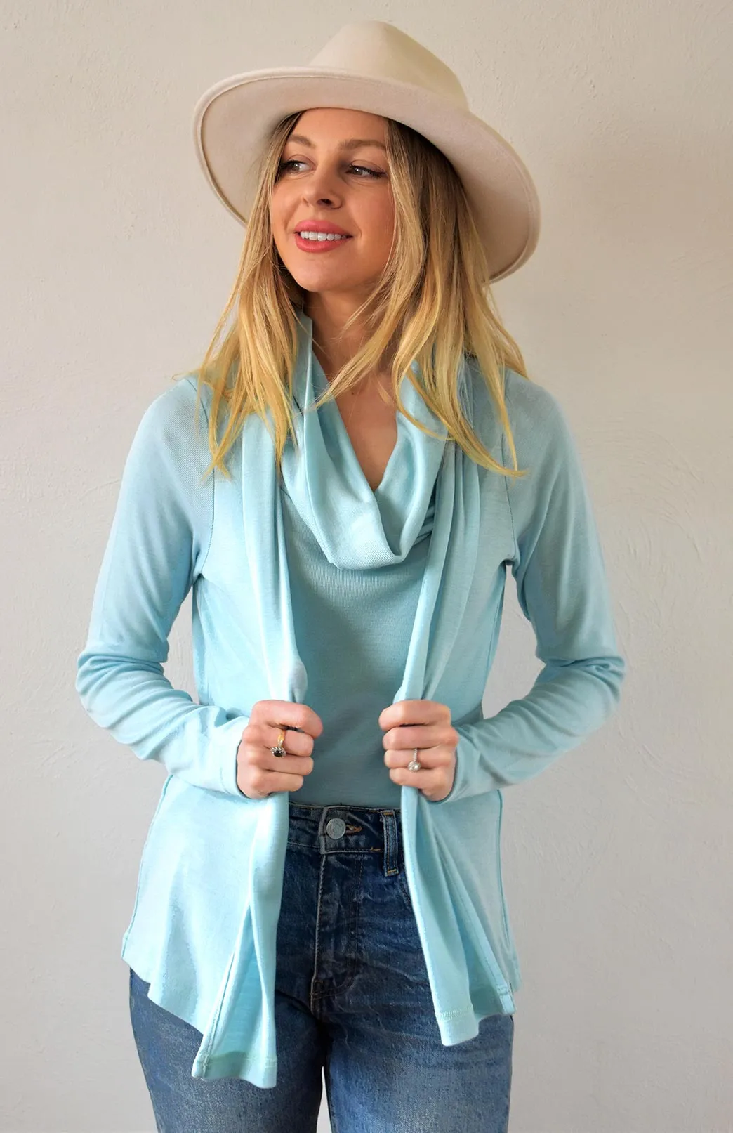 Mini Drape Cardigan (discontinued colour)