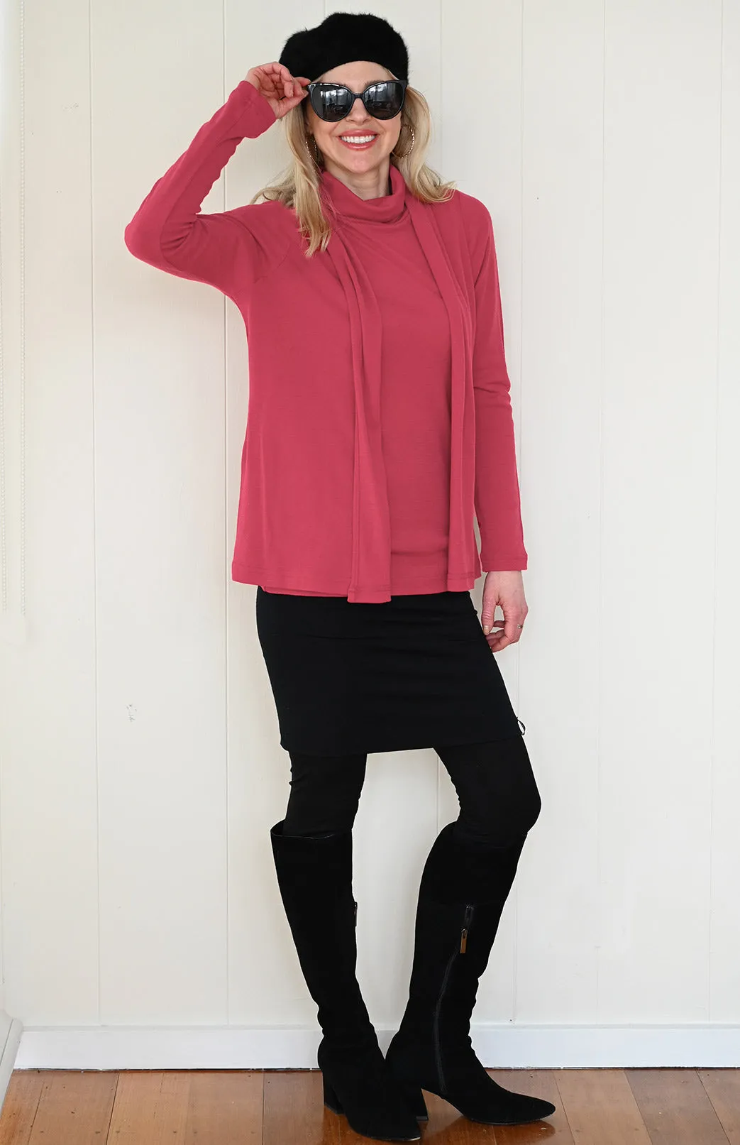 Mini Drape Cardigan (discontinued colour)