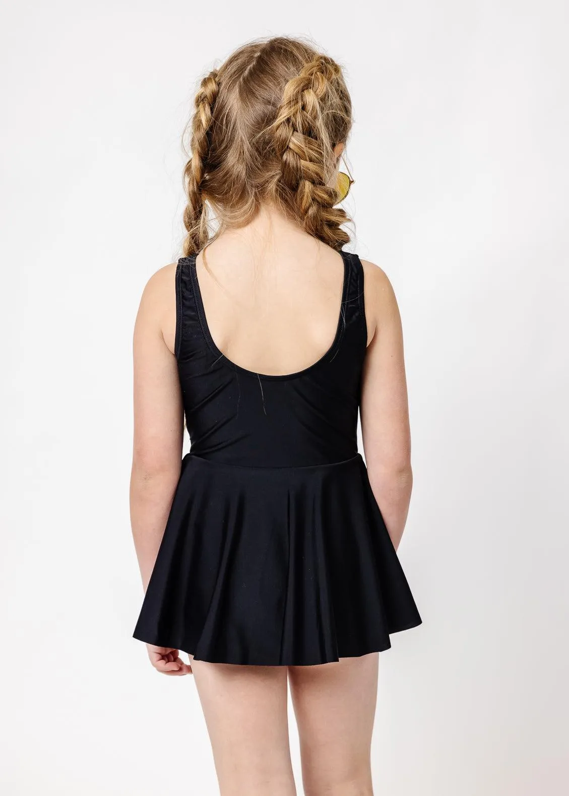 Mini Skirted One-Piece | Black