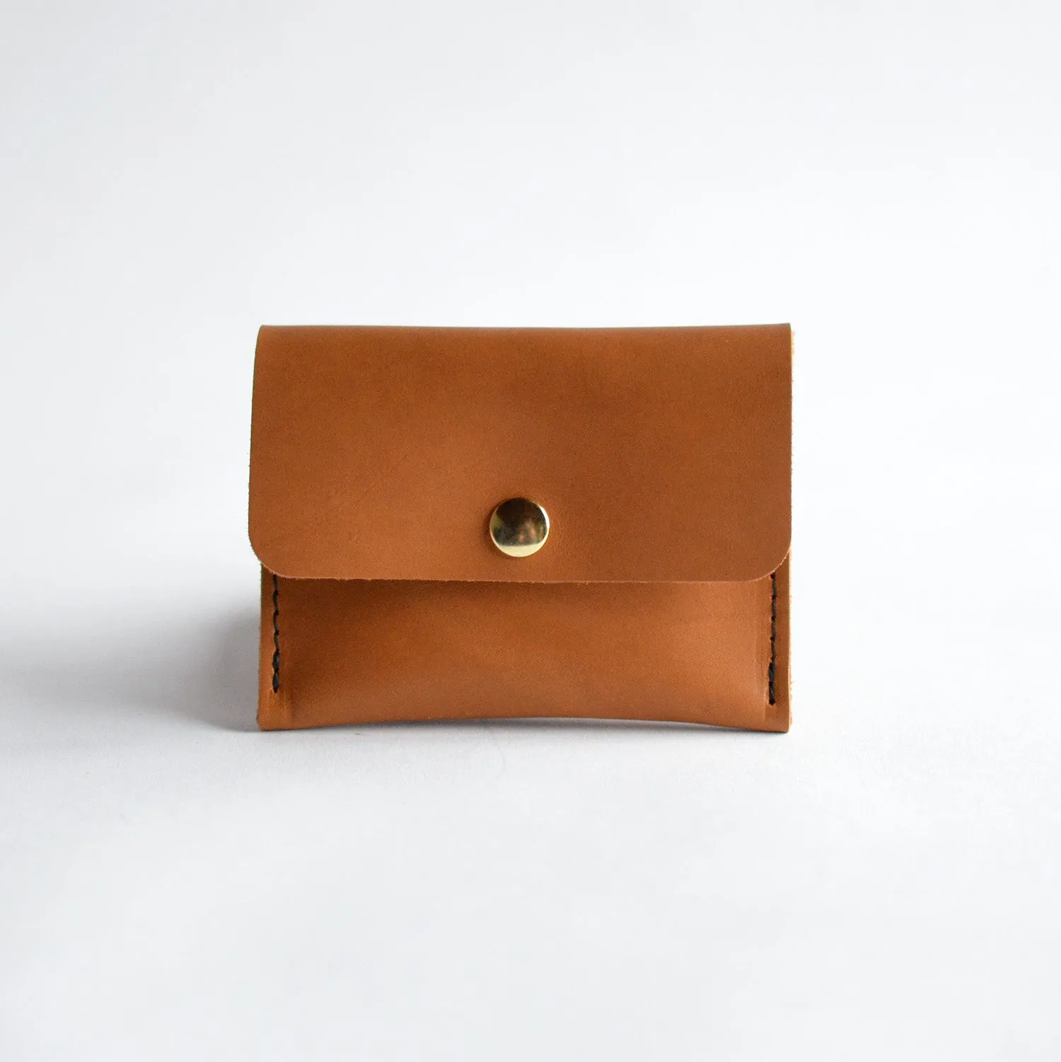 Mini Wallet - Honey Leather