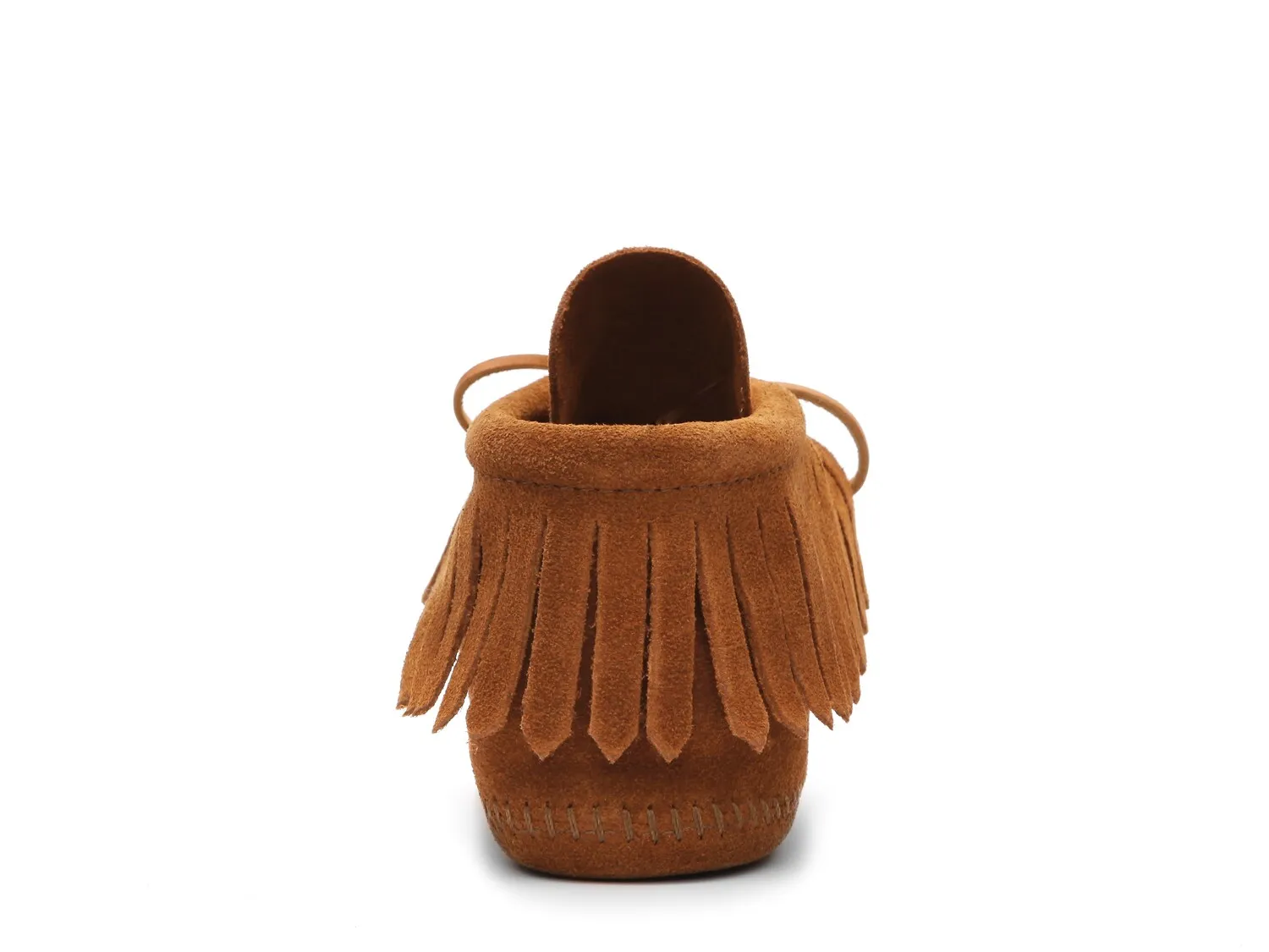 Minnetonka Classic Fringe Western Ankle Boots, Brown