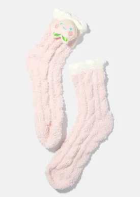 Miss A Icon Fuzzy Socks