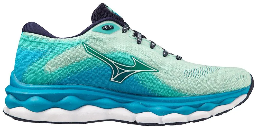 Mizuno Women's Wave Sky 7 - Beveled Glass/White