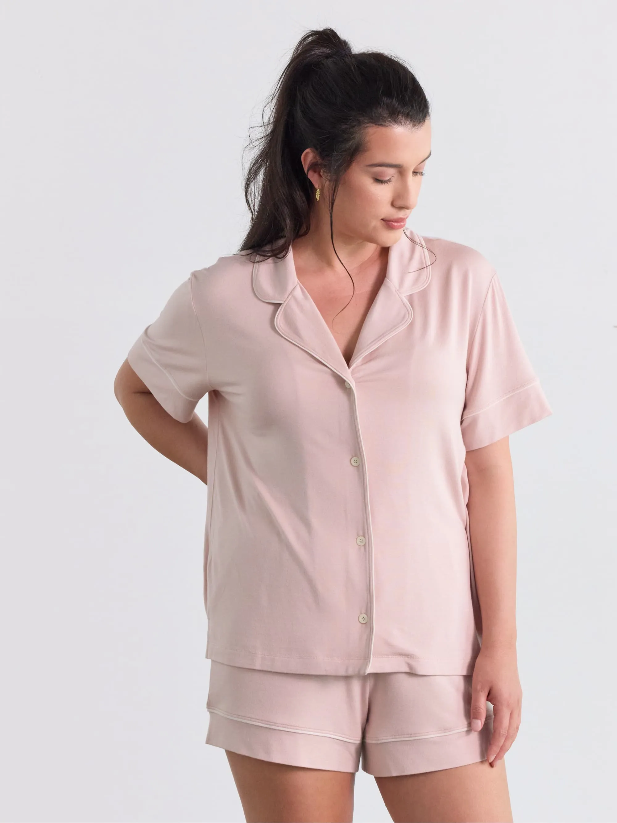 Modal Short Sleeve Pajama Set