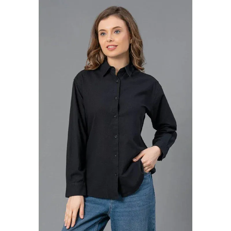 Mode by RedTape Black Color Womens Casual Shirt | Highly Durable & Absorptive