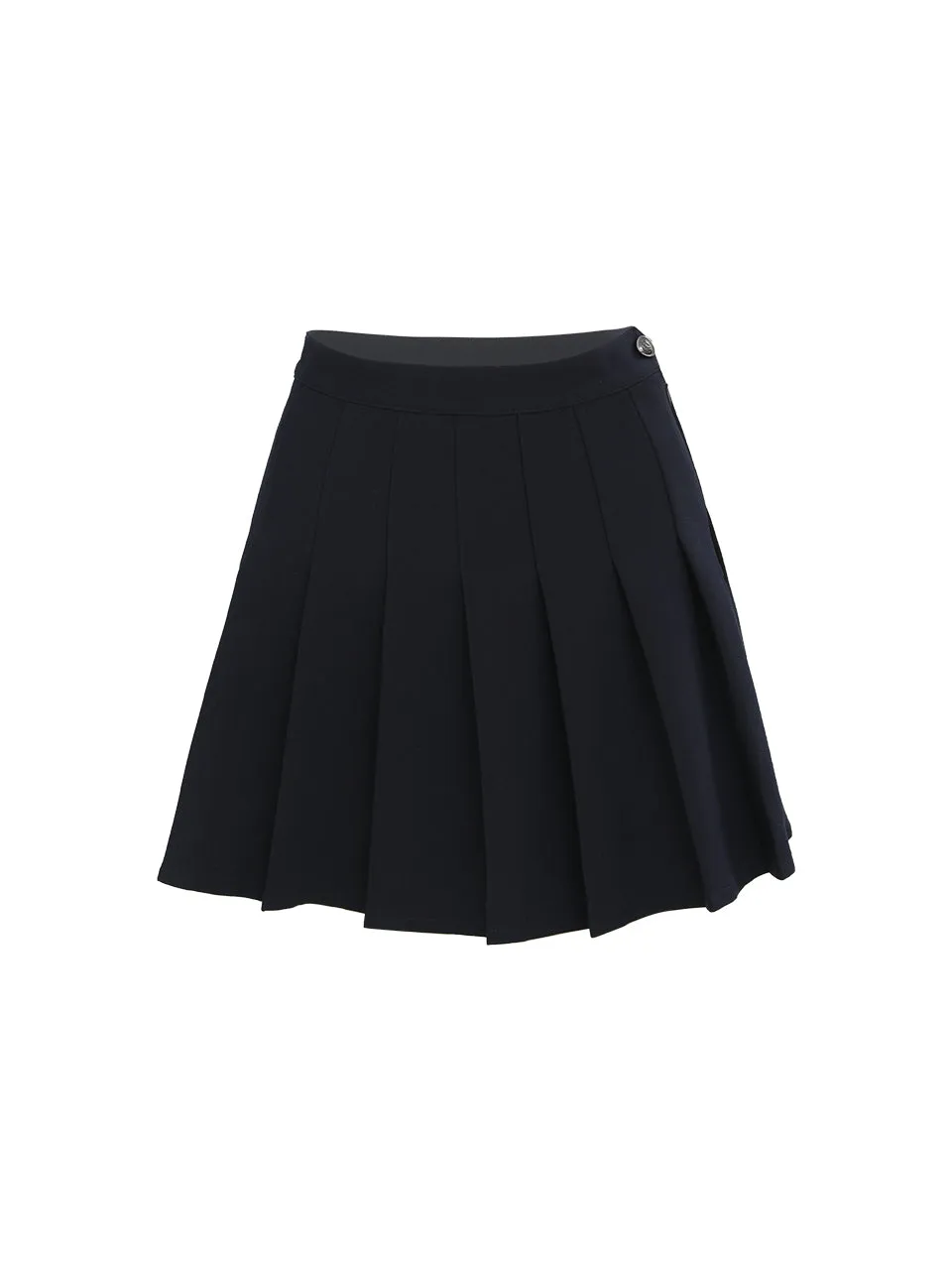 Modern pleats mini skirt